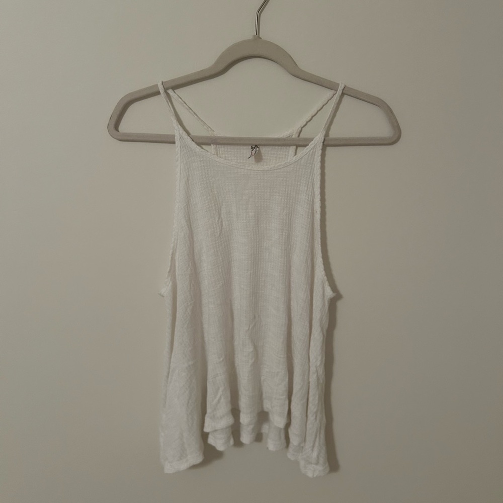 Chic White Sleeveless Tank Top